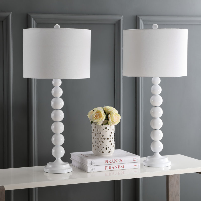 Rimini Metal Table Lamp, White