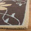 Tapis brun / rouge en laine touffeté à la main Emrick-22210627
