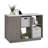 Accent Storage Cabinet Finish  With Adjustable Shelves And Built-In Cord Management