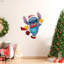 Décalcomanie murale Disney Santa Stitch