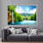 White Floater Framed