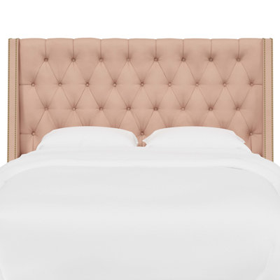 Crosston Upholstered Pine Wingback Headboard