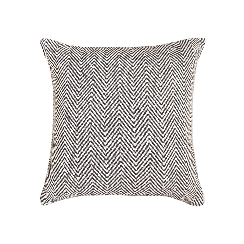 Coussin intérieur / extérieur carré à chevrons