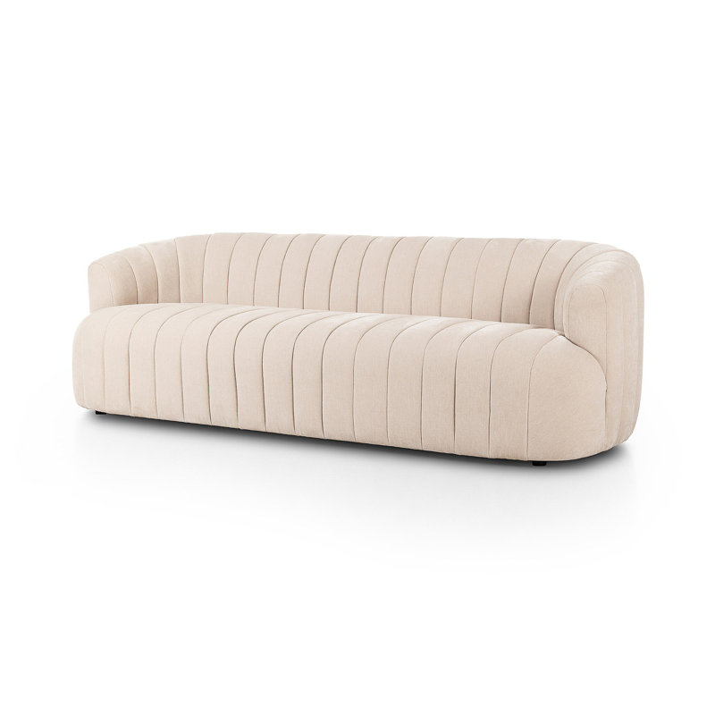 Canapé Cathyann, Polyester crème Blamont