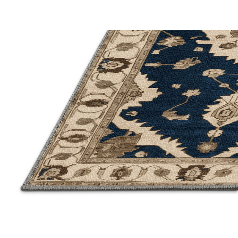 Tapis gris lavable à la machine, Rectangle 2 pi x 3 pi