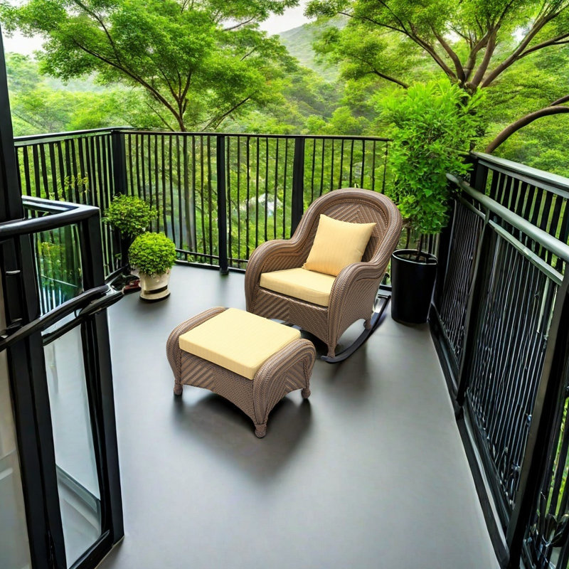 Creative home balcony lazy casual rocking chair