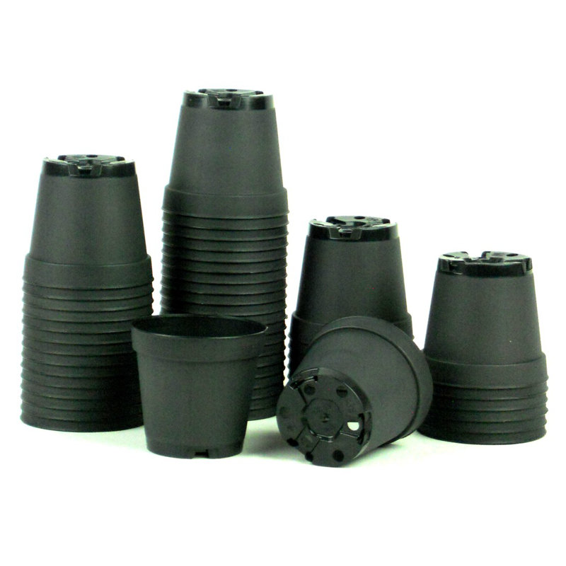 Pot de pouponnière en plastique Araminta, Noir