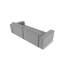 220cm Wide Wood Patio Sofa with Cushions-86476350