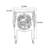 American nightstand decorative cabinet