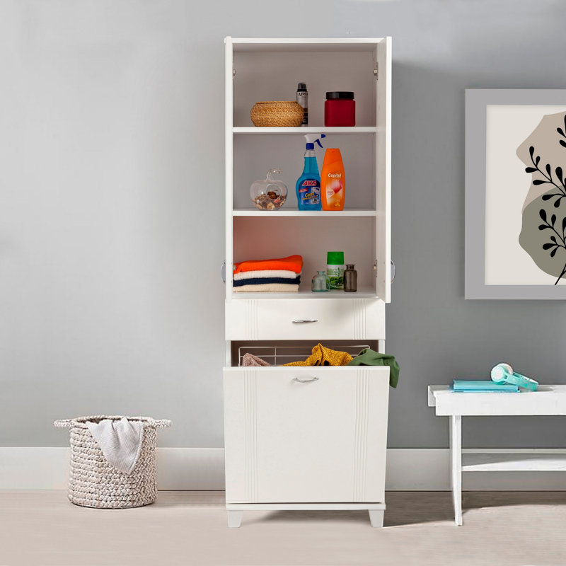 Armoire à linge Chouteau l 22,83 po x H 69,84 po x P 15,16 po