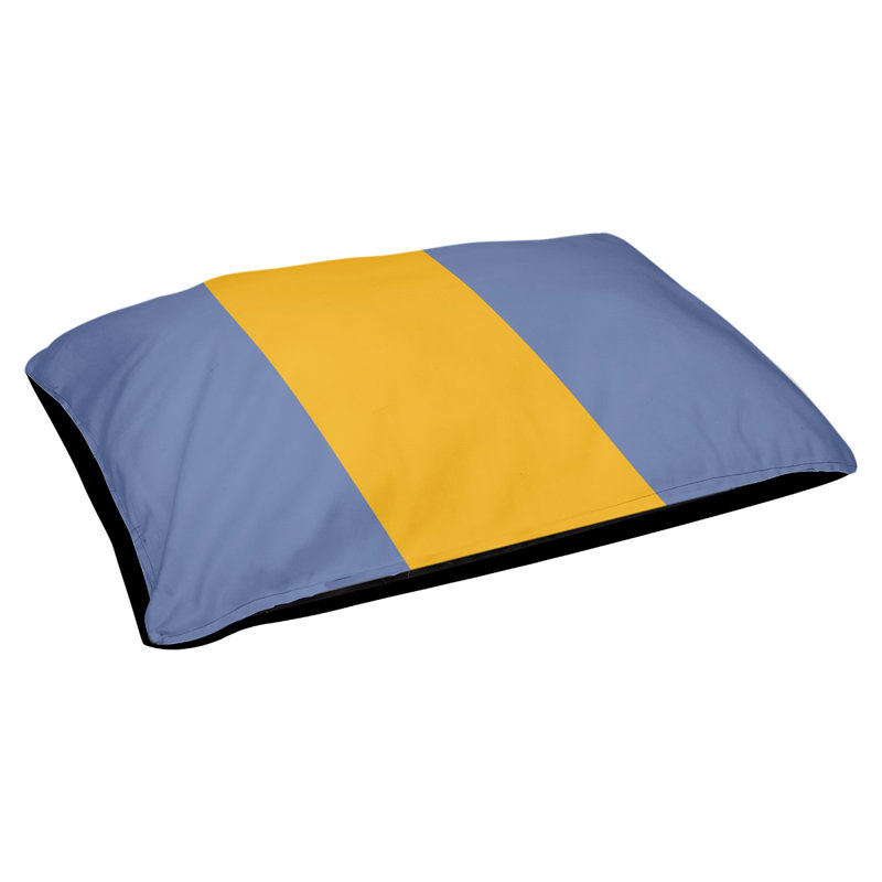 Coussin d'extérieur Memphis, Bleu basketball / jaune basketball / bleu basketba, Moyen (H 9,5 po x l 28 po x P 18 po)