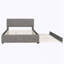 Grand lit plateforme tapissier-1082119246