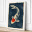Drifting Koi Japandi - Wrapped Canvas-1147631878-1147631923