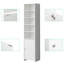 Grande armoire de rangement basique Basic Basic Basic de Basicwise