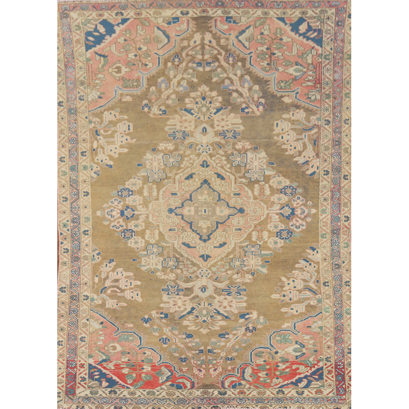 Vintage Wool Traditional Rug 4x6