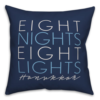 Coussin huit nuits 8 lumières 
