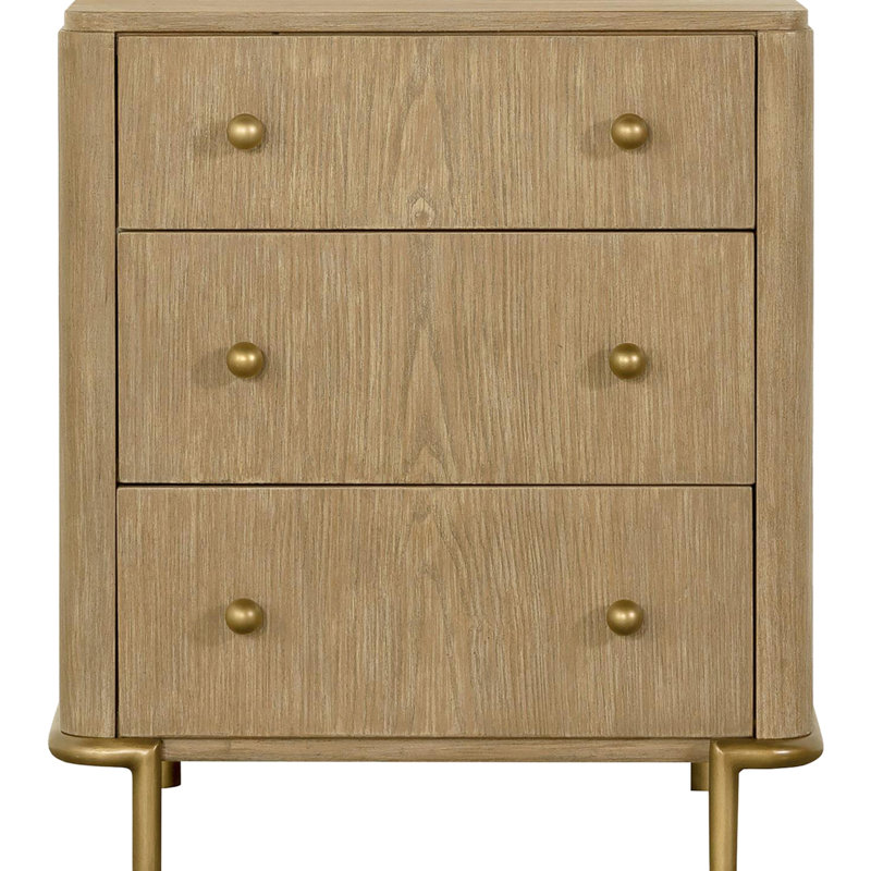 Table de chevet moderne avec 3 panneaux de particules
