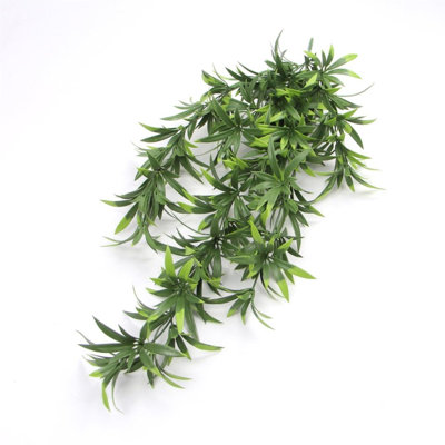 Artificial Hanging Plants Fire / UV Resistant 70cm Faux Fern Plant