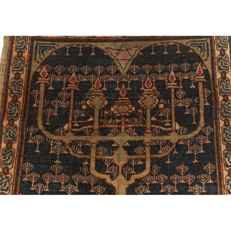 Antique One-of-a-Kind Rectangle 3'3" X 5'3" Hand Knotted Area Rug