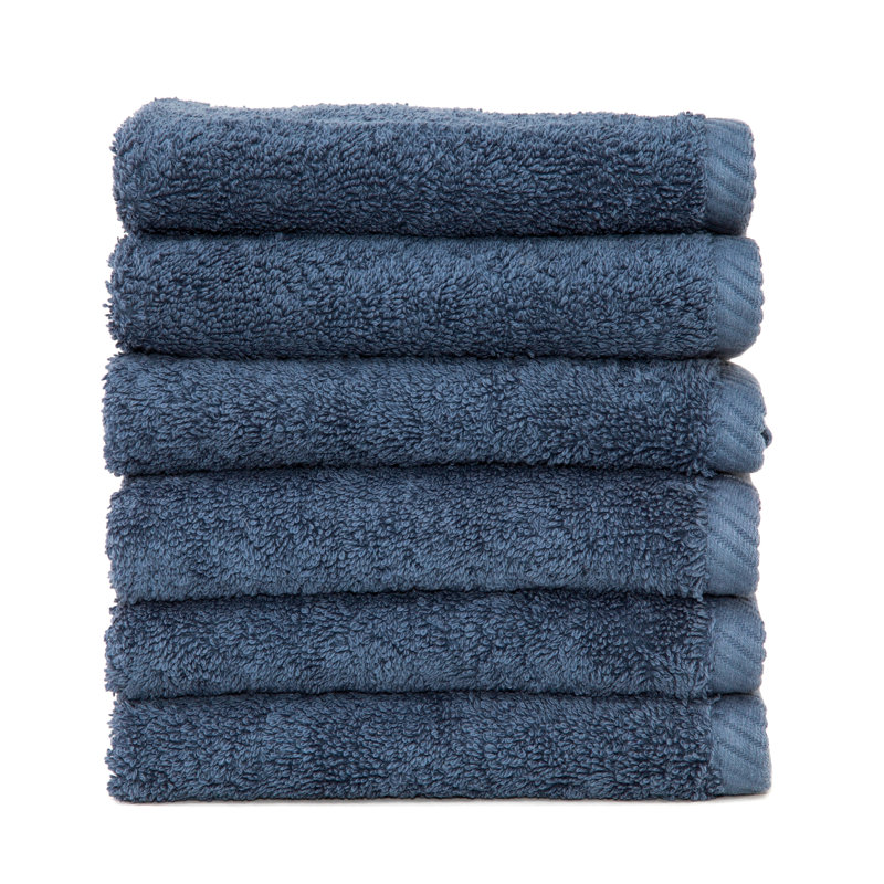 Essuie-mains doux en coton turc, Bleu minuit