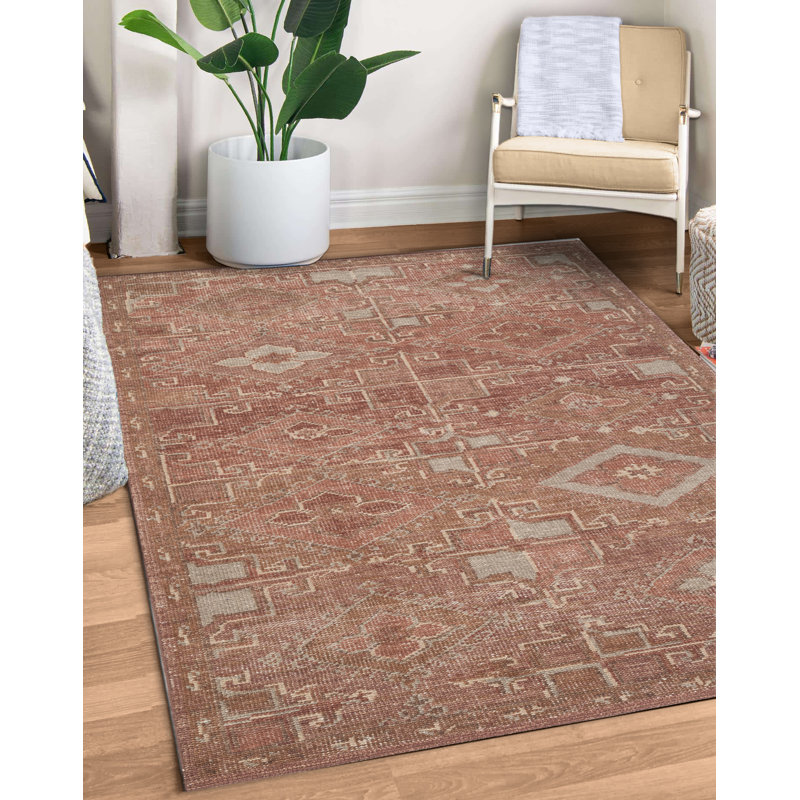 Maeve Hand Knotted Wool Zaynab Rug, Runner 2'6" x 8'