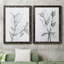 CHARCOAL FOLIAGE I - impression 2 pièces-103841429-103841430
