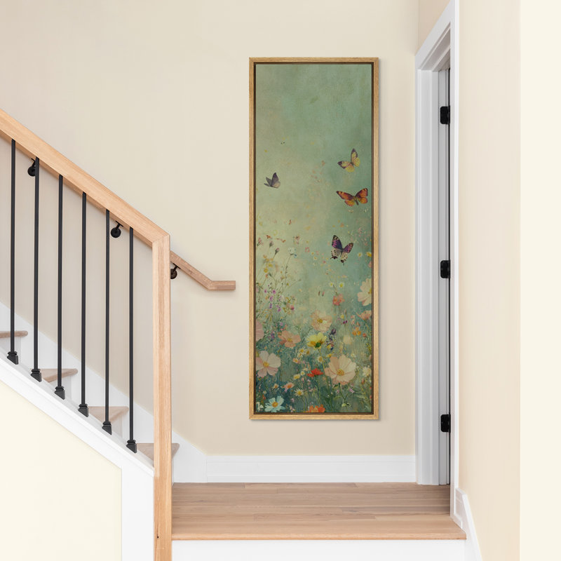 Paysage de pin serein de montagne dans des tons de gris frais - grande impression sur toile encadrée de la chambre principale