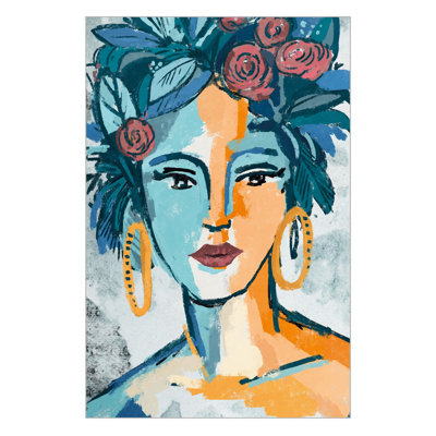 Blue Frida - No Frame Painting