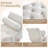Upholstered Velvet Bench, End Of Bed Bench With 2 Pillows, Upholstered Button Tufted Ottoman,Footstool With Rolled Arms, Foot Rest With Solid Wood Legs, For Entryway, Living Room ,Dining Room,Beige-2067947107-2067947101