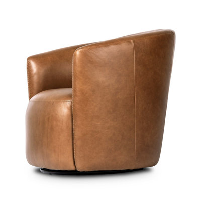 Salena Swivel Chair-Sonoma Chestnut