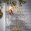 Whimsical Illuminated Metal Sphere With Warm White Micro Leds-1847768793