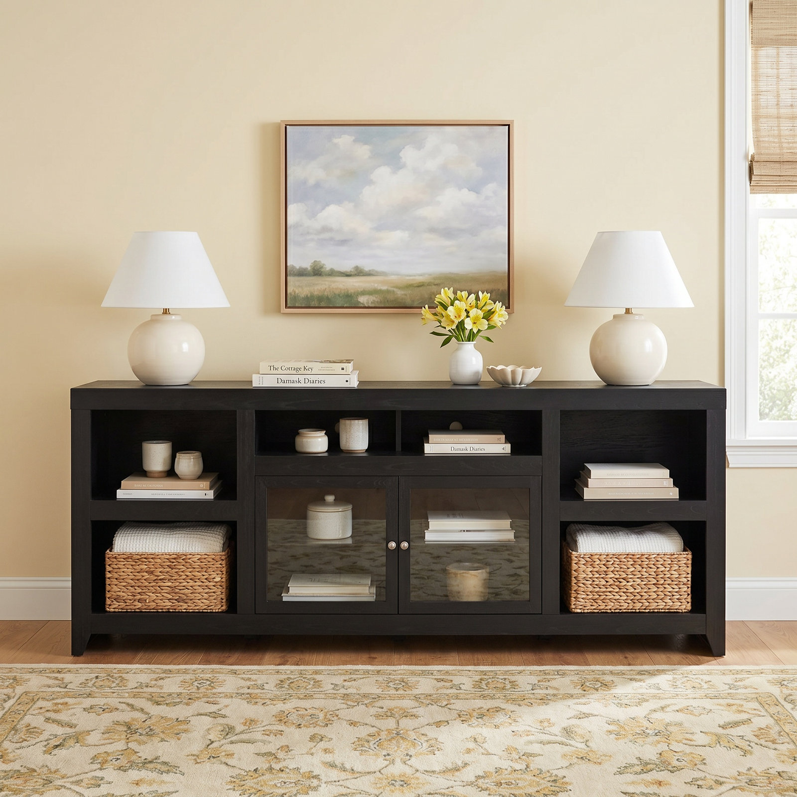 Brigantine TV Stand, 34"H x 85" W x 16"D