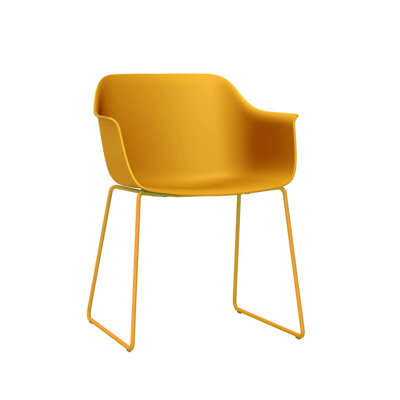 Shape Sled Outdoor Dining Armchair