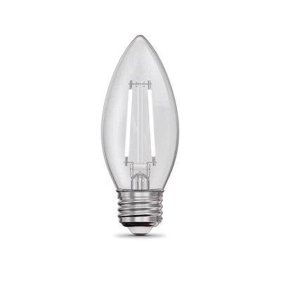 Ampoule à filament DEL blanc doux B10 E26 Feit