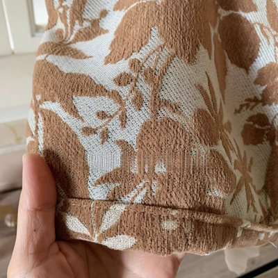 Chenille Jacquard Curtains 2 Panels