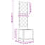 Garden Planter Steel Outdoor Container Modern Decor Terrace Stylish Pot-597376572-597376570