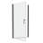 1 3/8" Adjustment,Universal Pivot Shower Door, Open Outside, With 1/4" Tempered Glass Finish-114019127