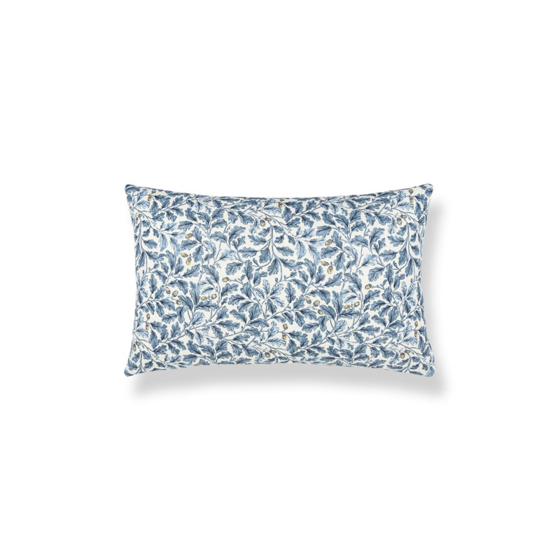 PETITE CHARMS Throw Pillow, Slate Sky, Rectangle 14"H x 22"W