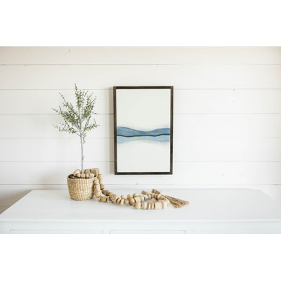 Shoreline Wood Framed Wall Art Sign