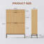 Armoire à chaussures moderne cannelée Homhougo-716730750