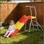 Glissade pour enfants, aire de jeux autoportante en métal