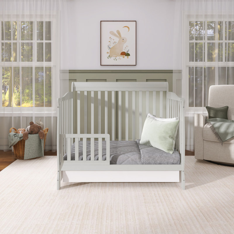 Lit de bébé convertible 5-en-1 Ashton, Gris