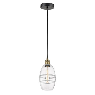 Edison Bettylou 1 Light Cord Hung Pendant-616-G557