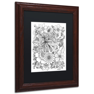 « zendoodle », impression sur toile encadrée