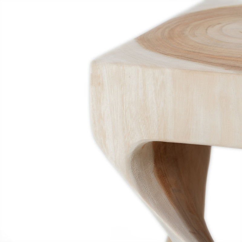 Ursula Wood Accent Stool
