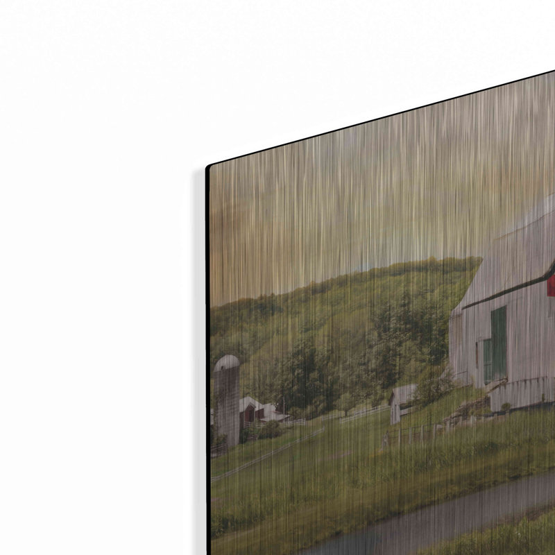 «Flag Barn» par Lori Deiter, H 12 po x l 16 po