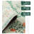 Moroccan Bloom Floral Machine Washable Living Room Area Rug-202192143