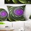 Art numérique fleur fractale - coussin imprimé floral-29458191-29458195-71473364