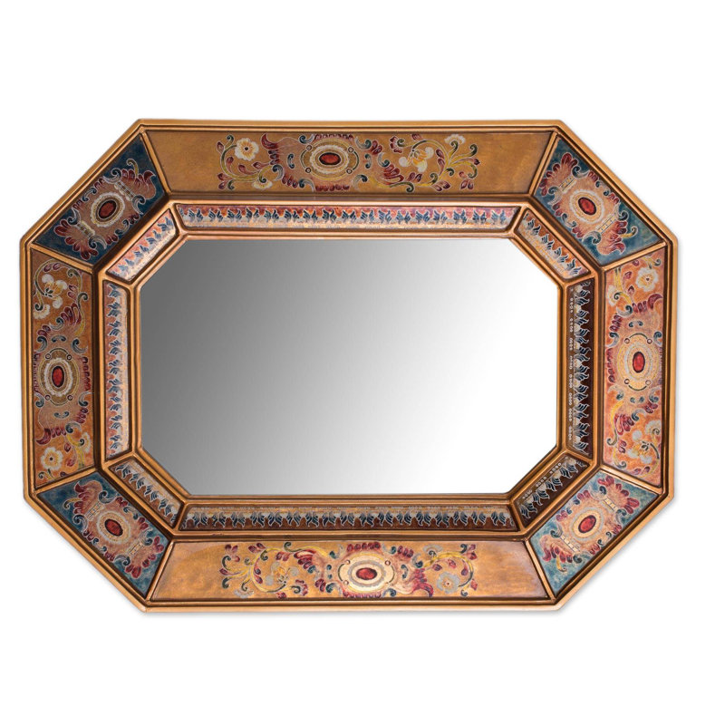 Behrends Flat Solid Wood Mirror