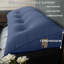 Coussin de lecture ergonomique triangulaire avec boutons de couleur fixe, coussin en molleton doux pour le cou / dos / soutien lombaire avec poche de rangement, 200 x 50 x 20 cm-1778756166